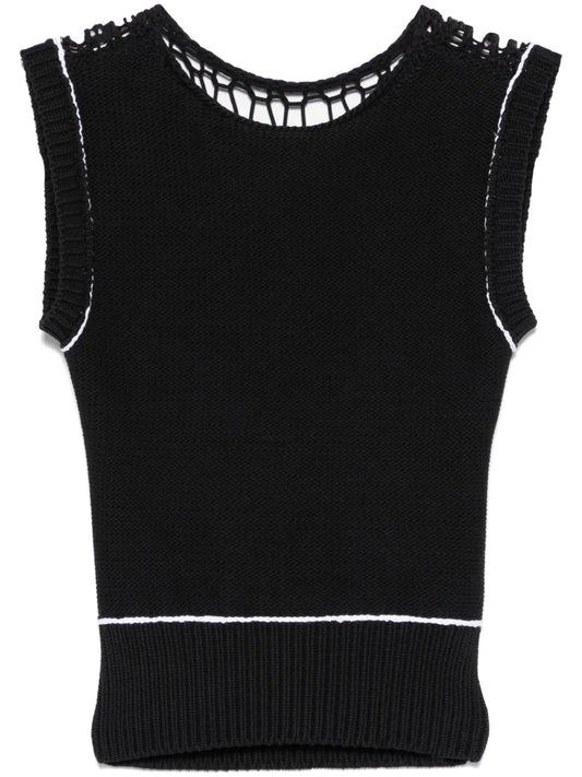 Open-Knit Vest