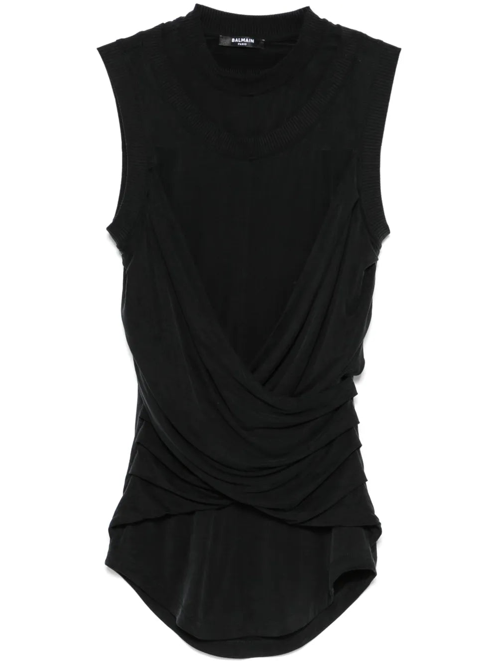 Double-Collar Top