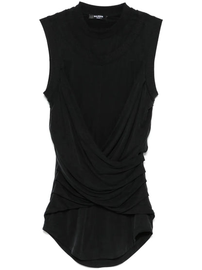 Double-Collar Top