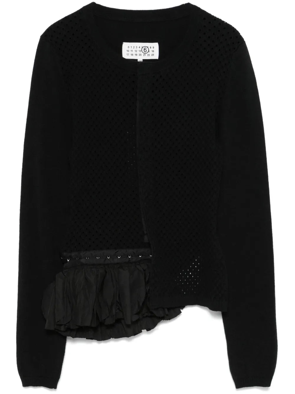 Pointelle-Knit Cardigan