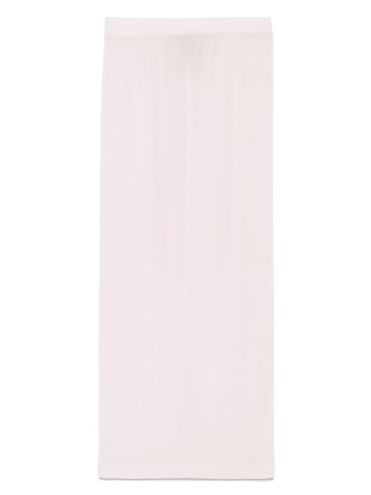 Sheer Tube Midi Skirt