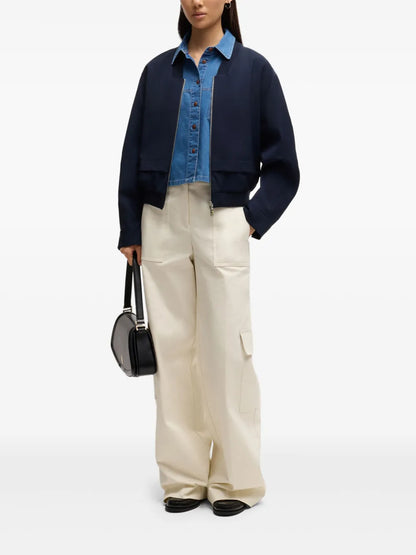 Layered-Effect Jacket