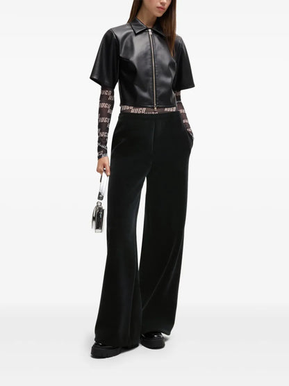 Velour Track Pants