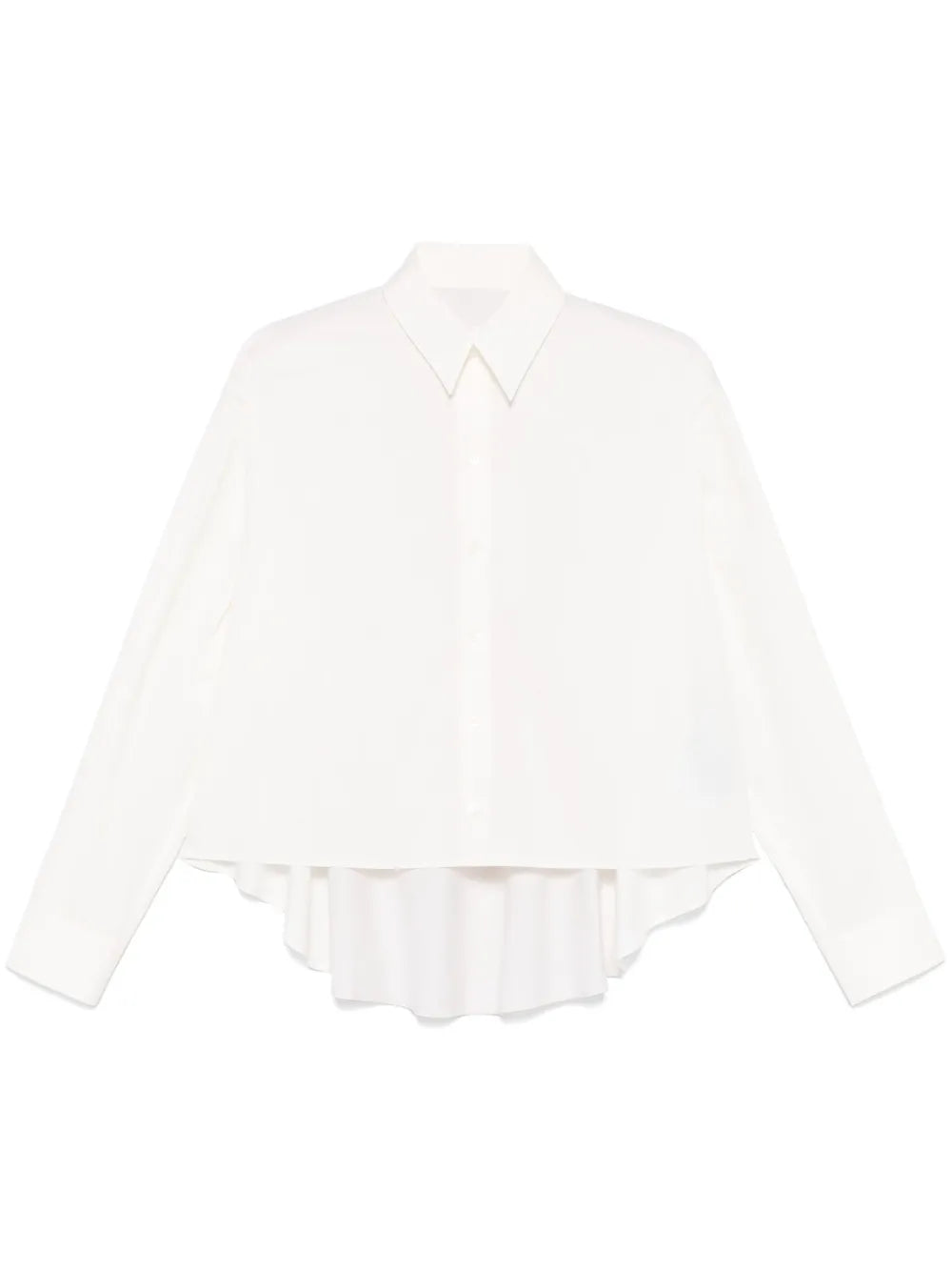 Contrast-Panel Shirt
