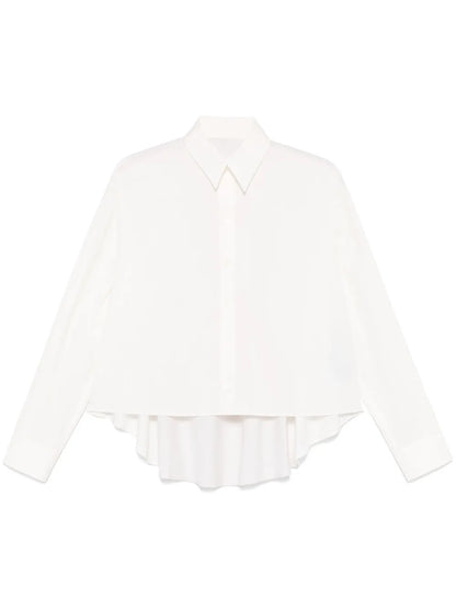 Contrast-Panel Shirt