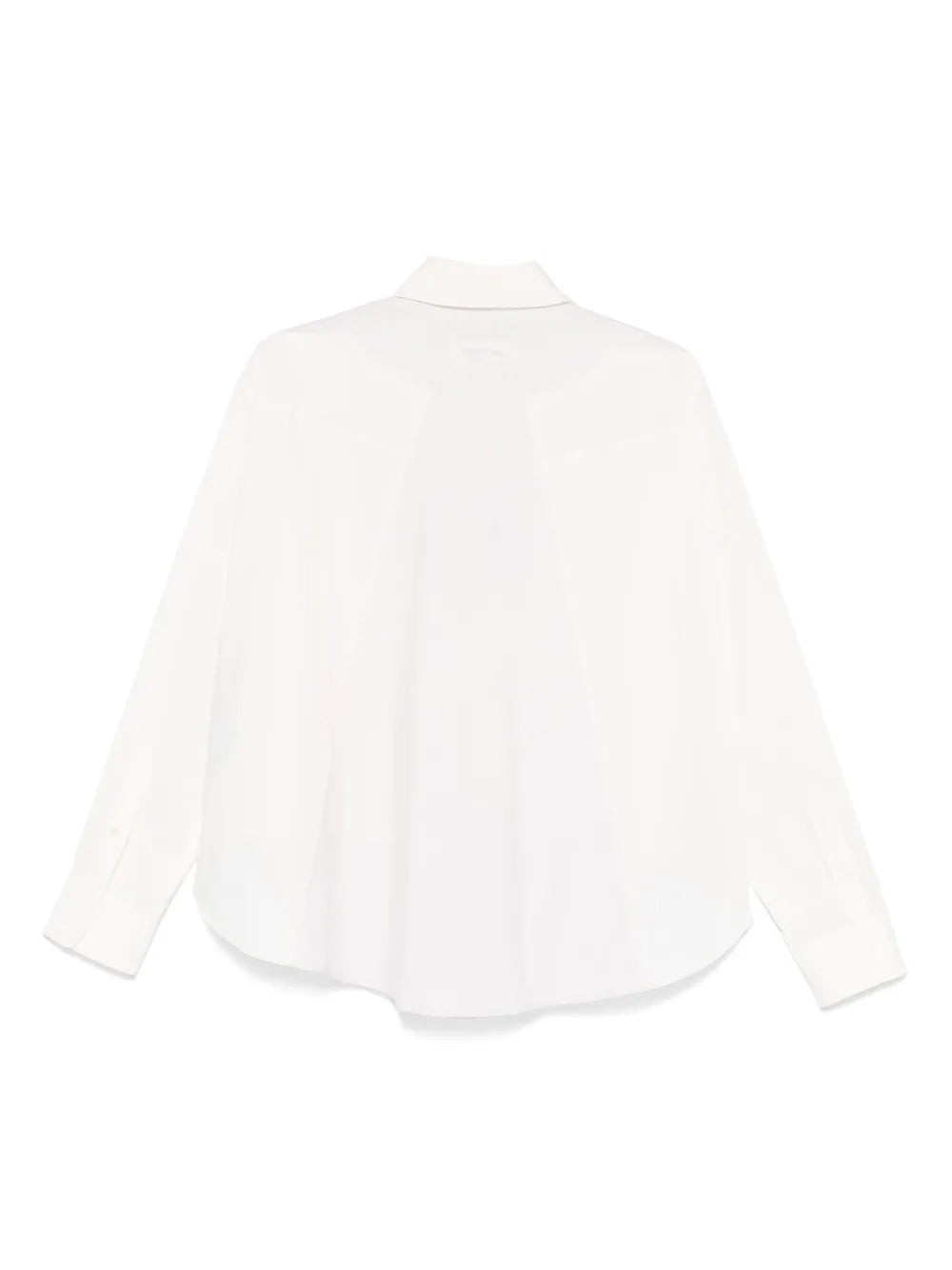 Contrast-Panel Shirt