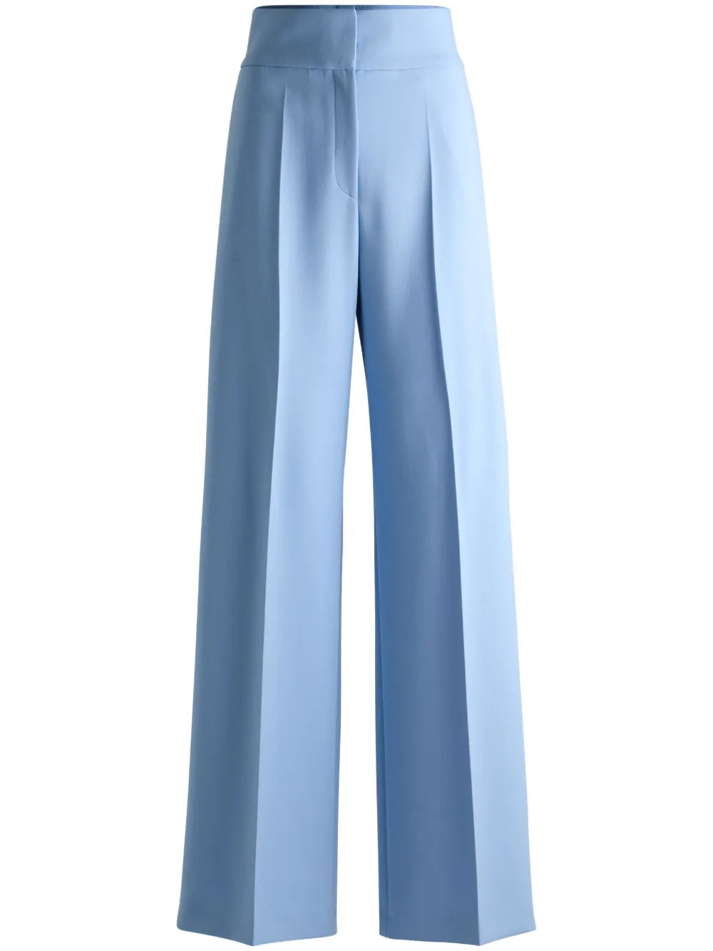 High-Waisted Flared Trousers