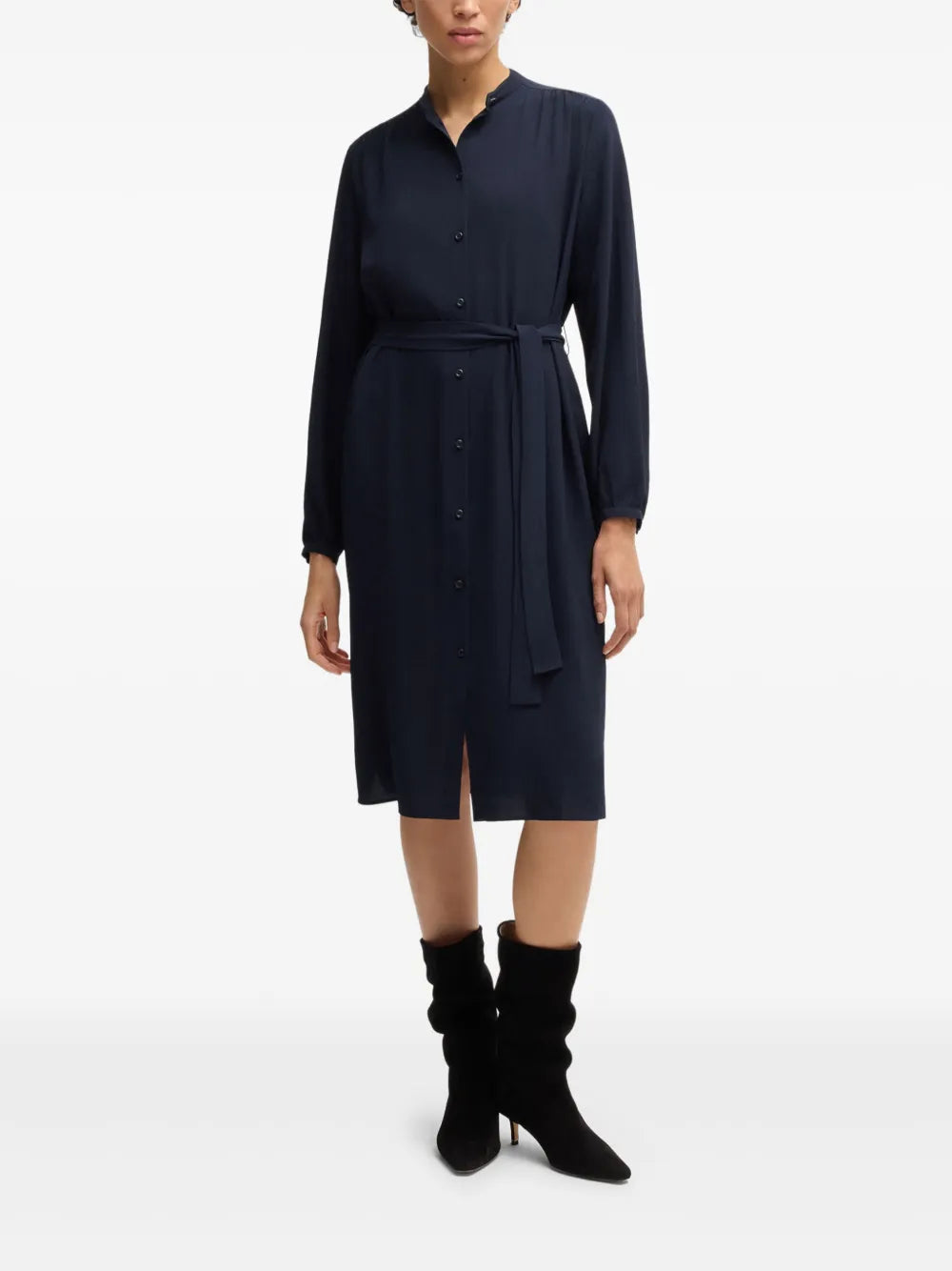 Belted Midi Dress