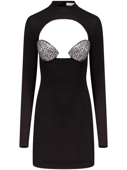 Crystal-Embellished Dress