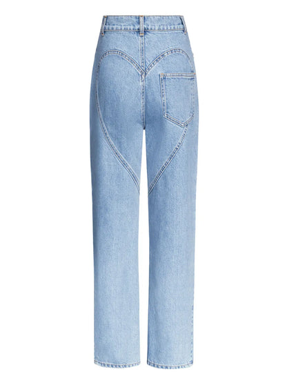 Crystal-Embellished Jeans