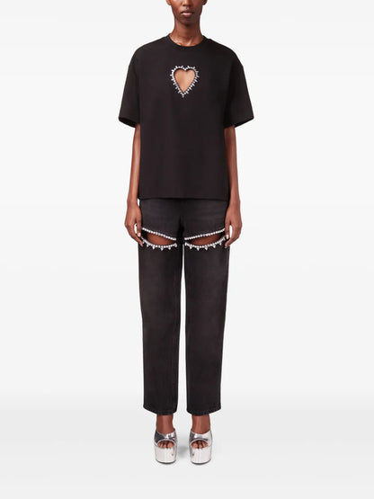 Crystal-Embellished T-Shirt