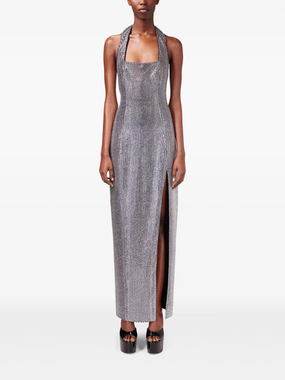 Crystal-Embellished Gown