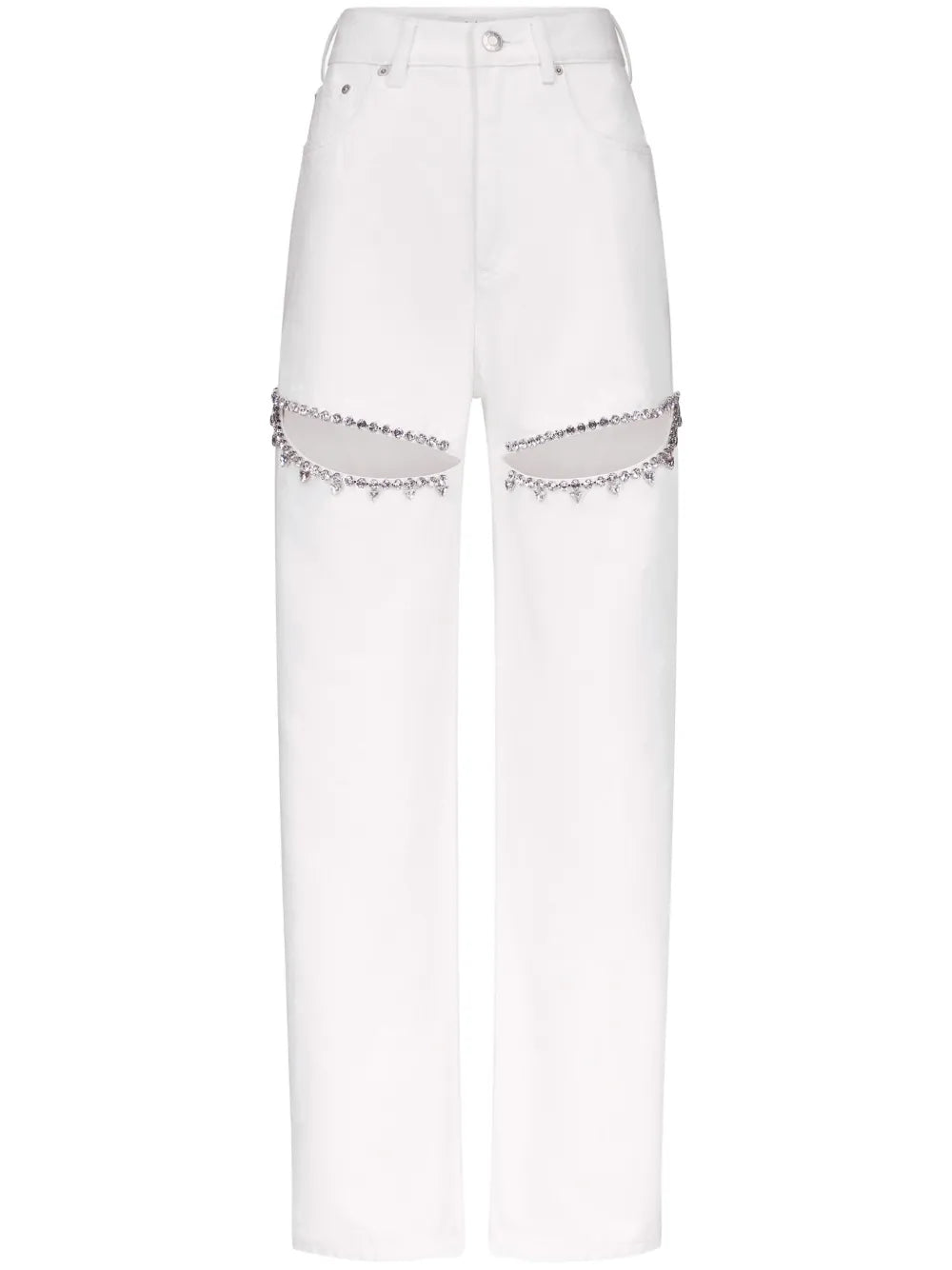 Crystal-Embellished Jeans