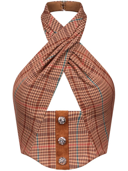 Checked Top