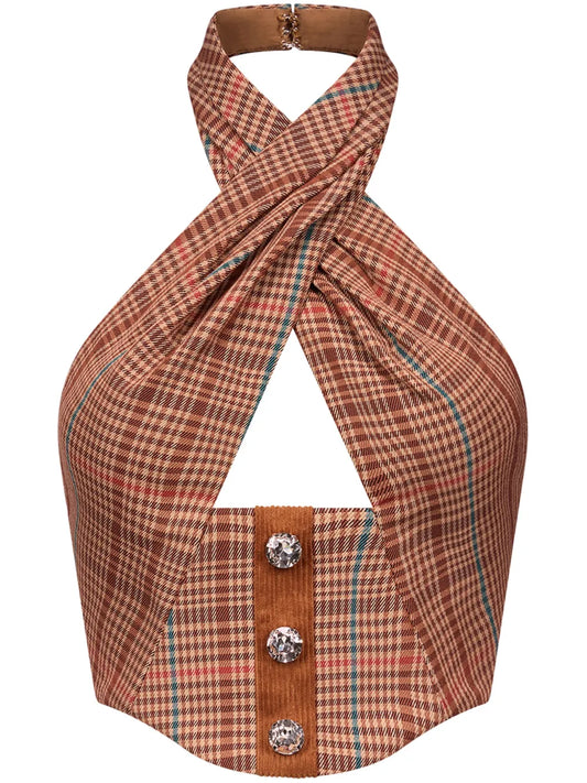 Checked Top