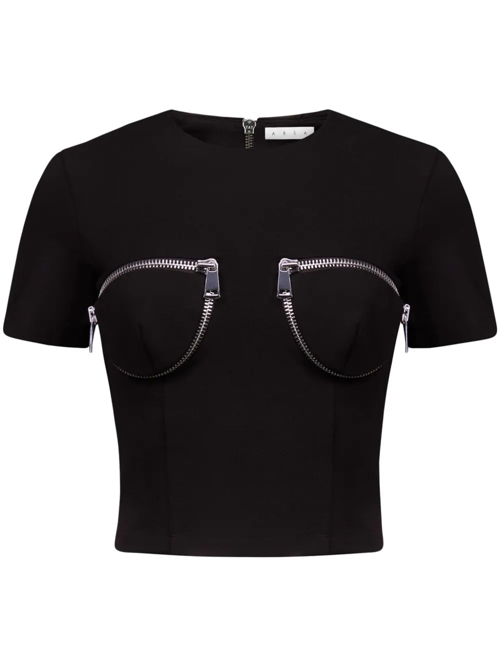 Zip-Detail T-Shirt