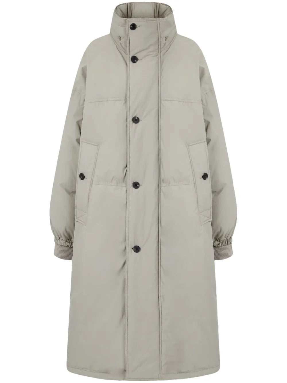 Detachable-Hood Puffer Coat