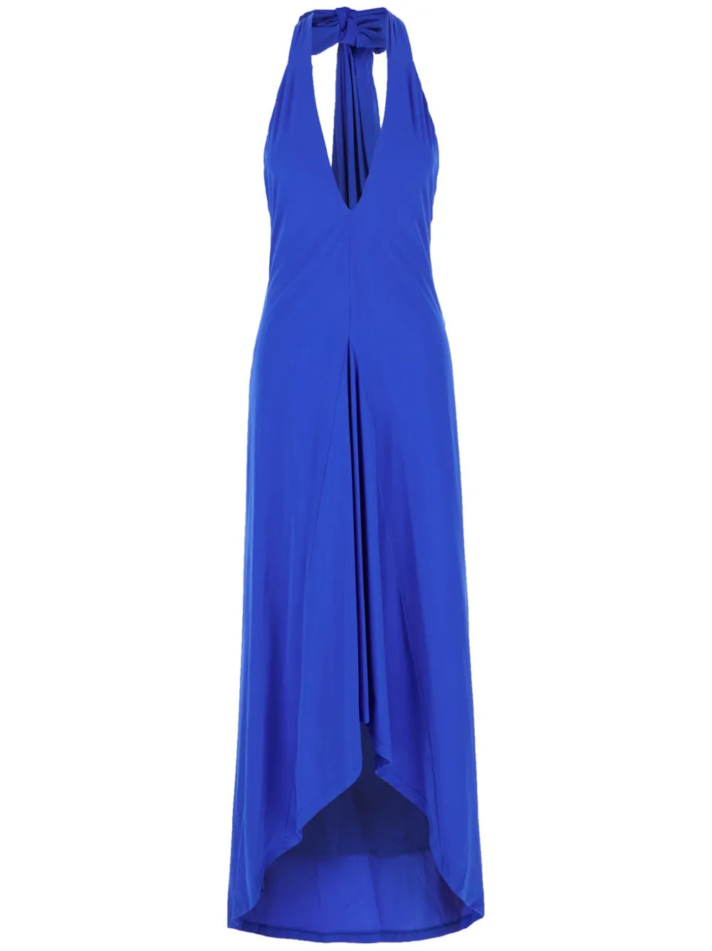 Draped-Detail Maxi Dress