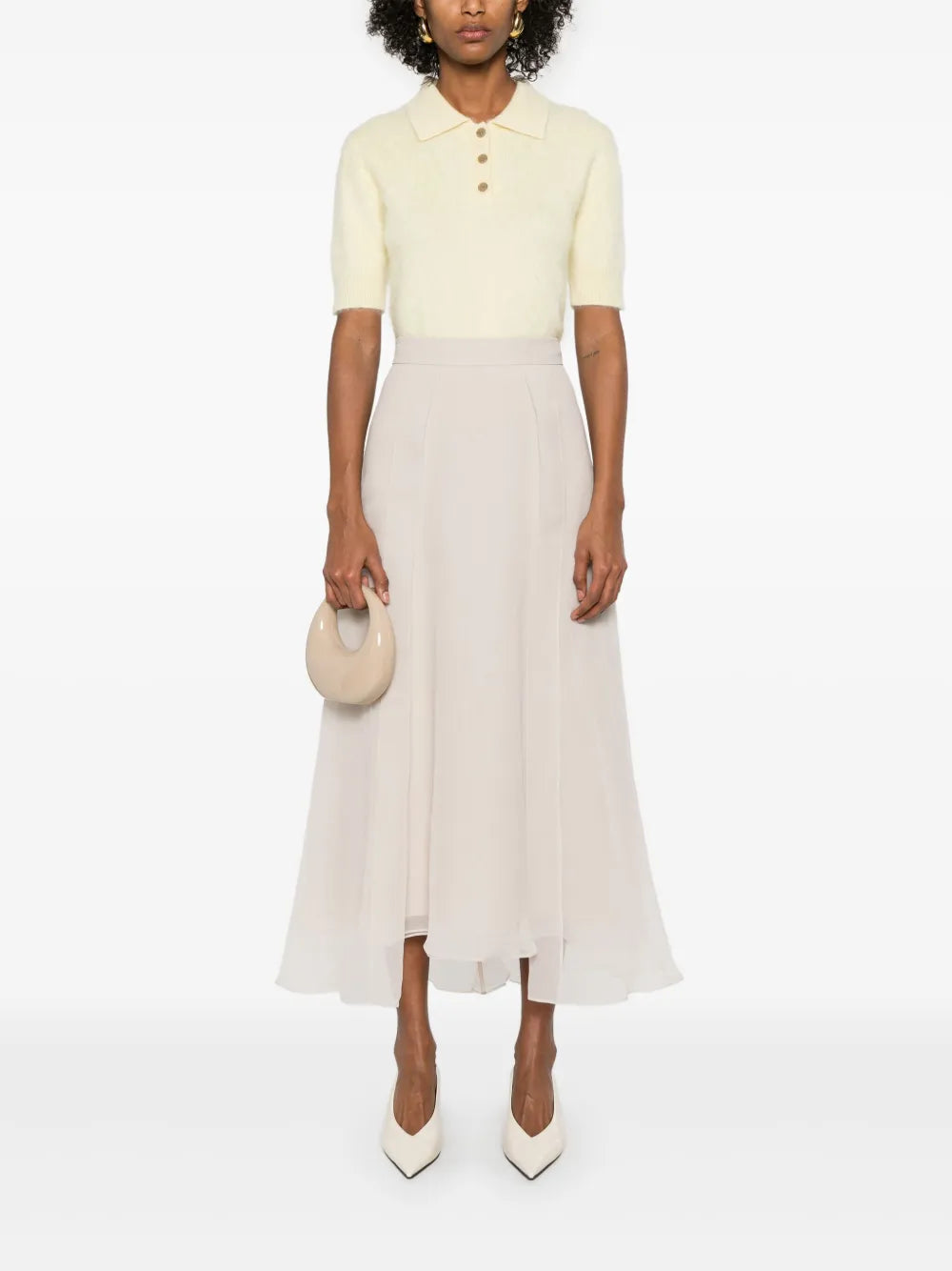 Silk Maxi Skirt