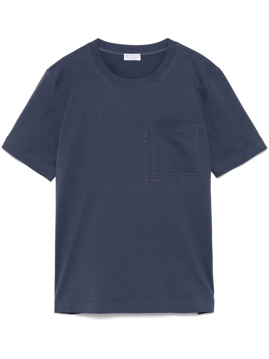 Monili-Detail T-Shirt