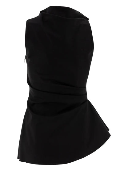 Draped Asymmetric Top