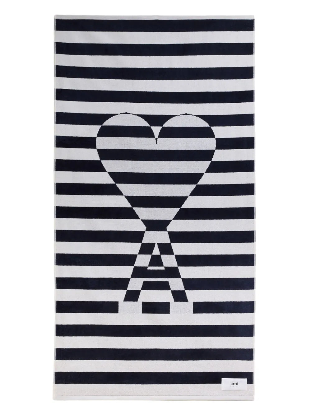 Ami De Coeur Striped Beach Towel