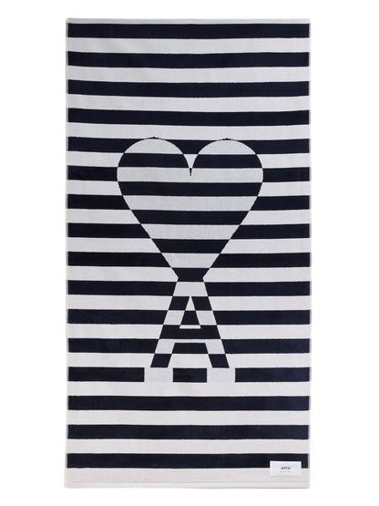 Ami De Coeur Striped Beach Towel