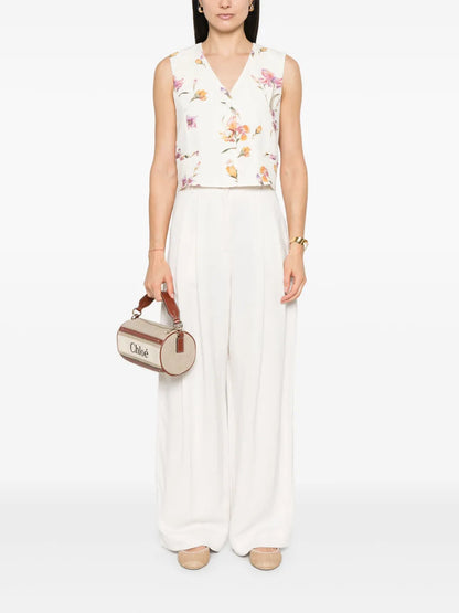 Floral-Print Waistcoat