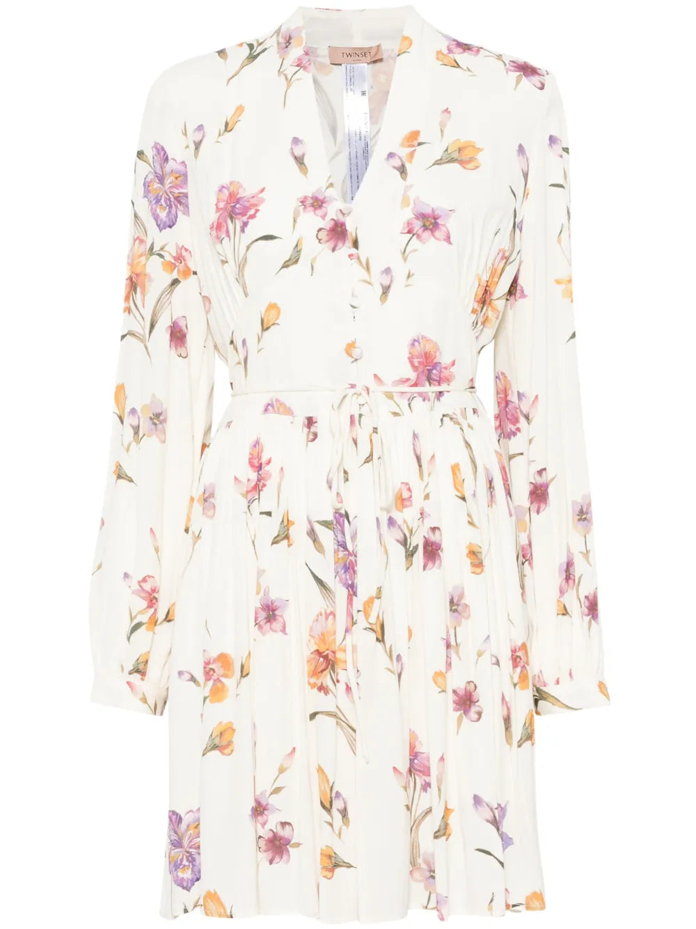 Floral-Print Mini Dress