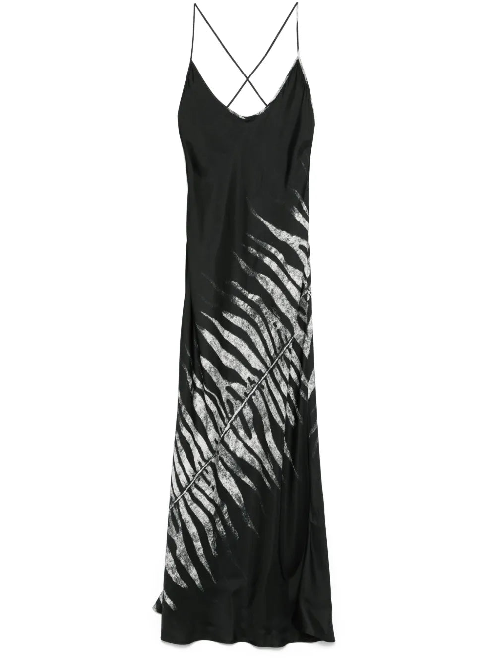 Tigress-Print Maxi Dress