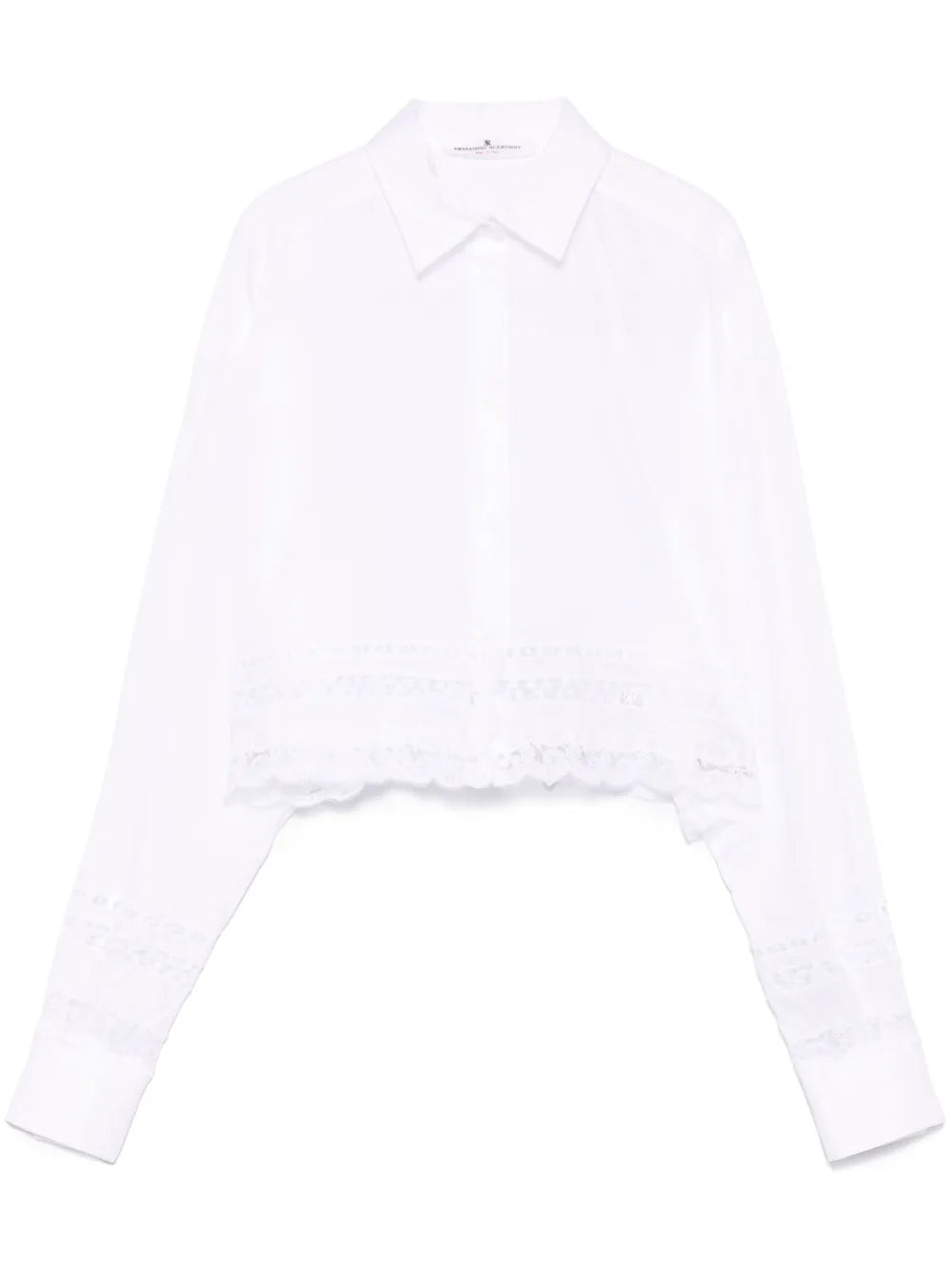 Lace-Detailed Shirt