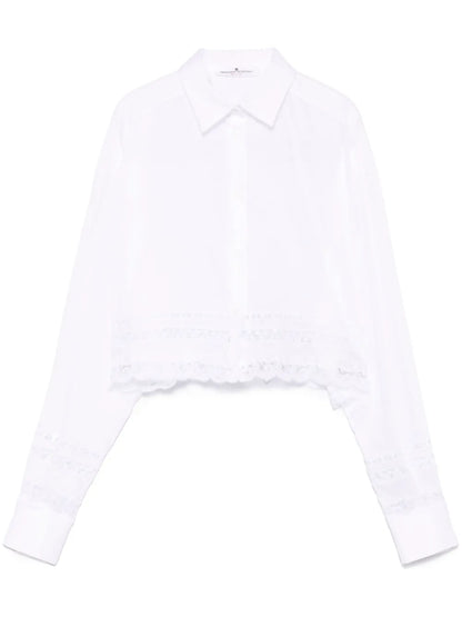 Lace-Detailed Shirt