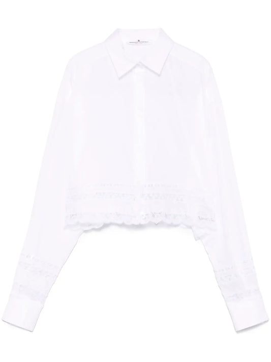 Lace-Detailed Shirt