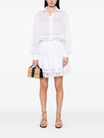 Lace-Detailed Shirt