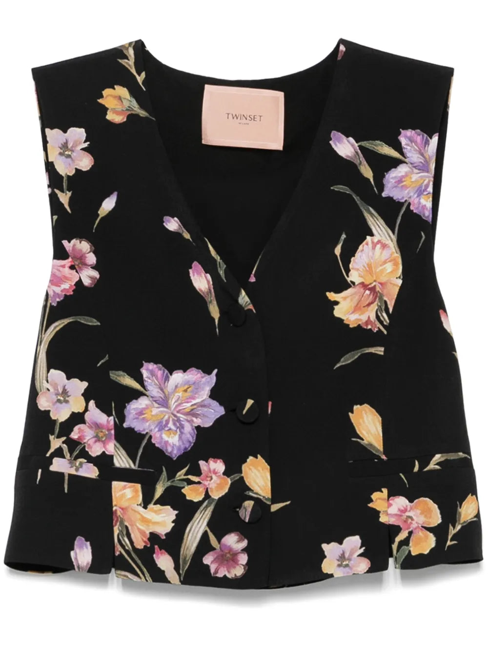 Floral-Print Waistcoat