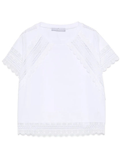 Lace-Trim T-Shirt