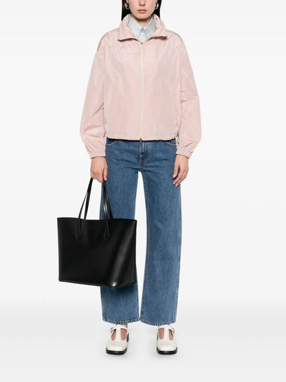 Drawstring-Collar Jacket