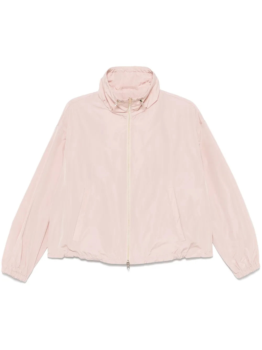 Drawstring-Collar Jacket