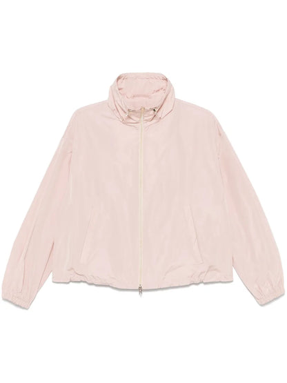 Drawstring-Collar Jacket