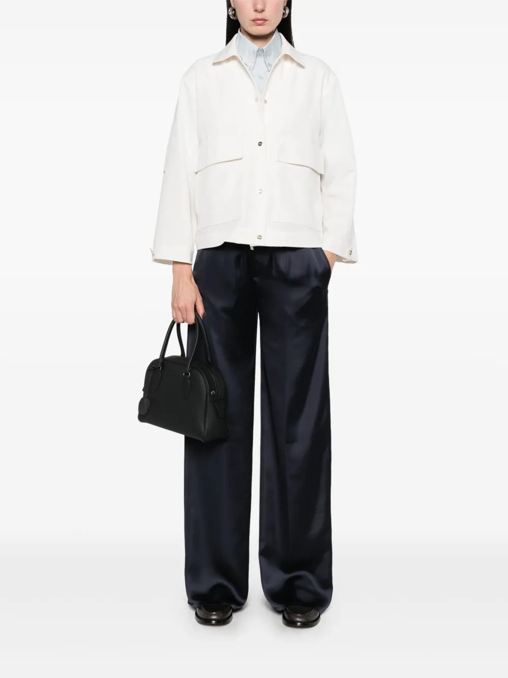 Satin Palazzo Pants