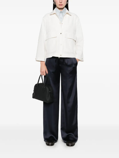 Satin Palazzo Pants