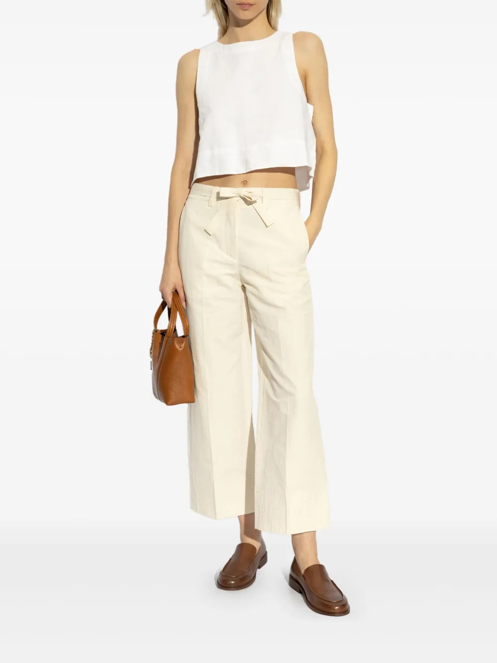 Tie-Fastening Trousers