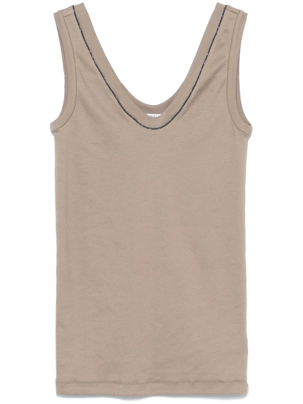 Monili-Chain Detailed Tank Top
