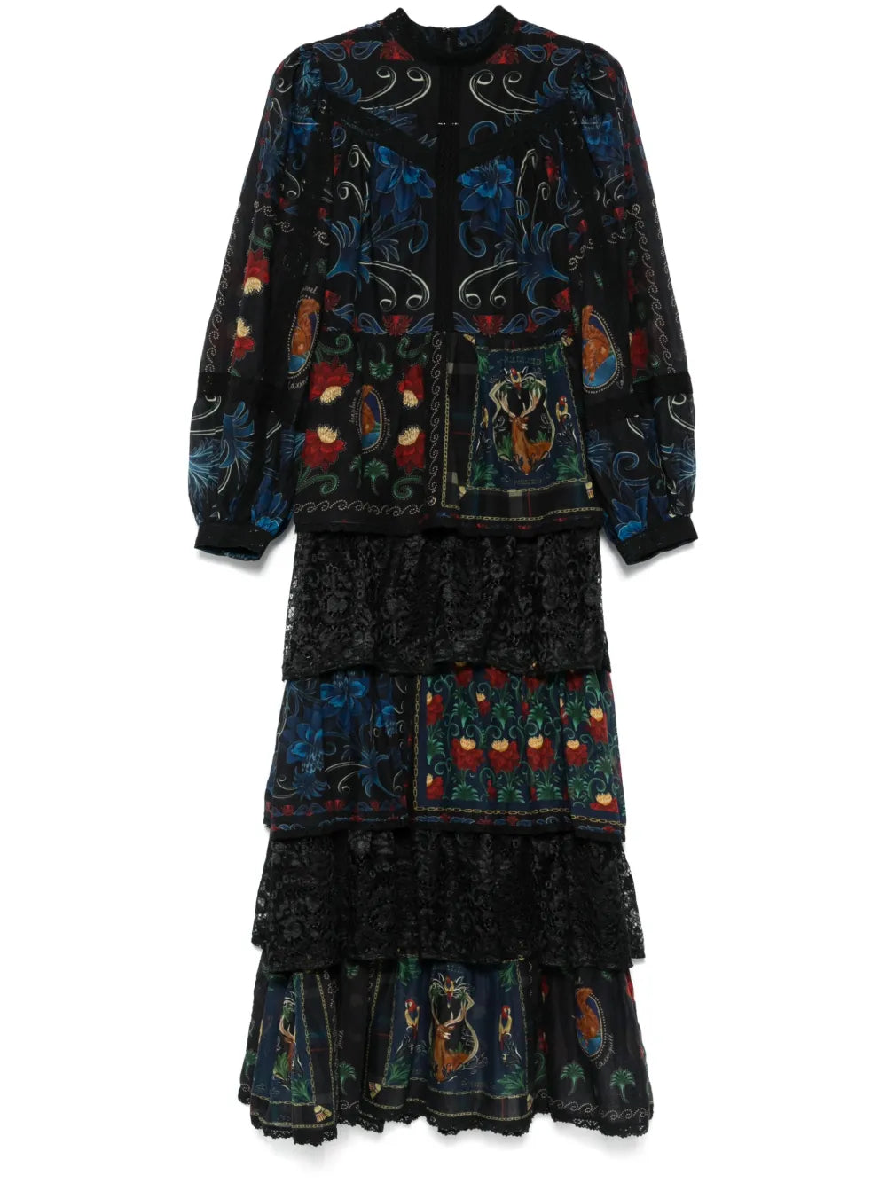 Arabesque Scarves Maxi Dress