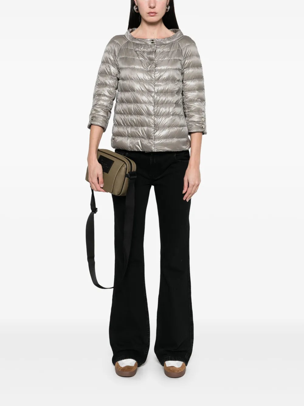 Collarless Jacket