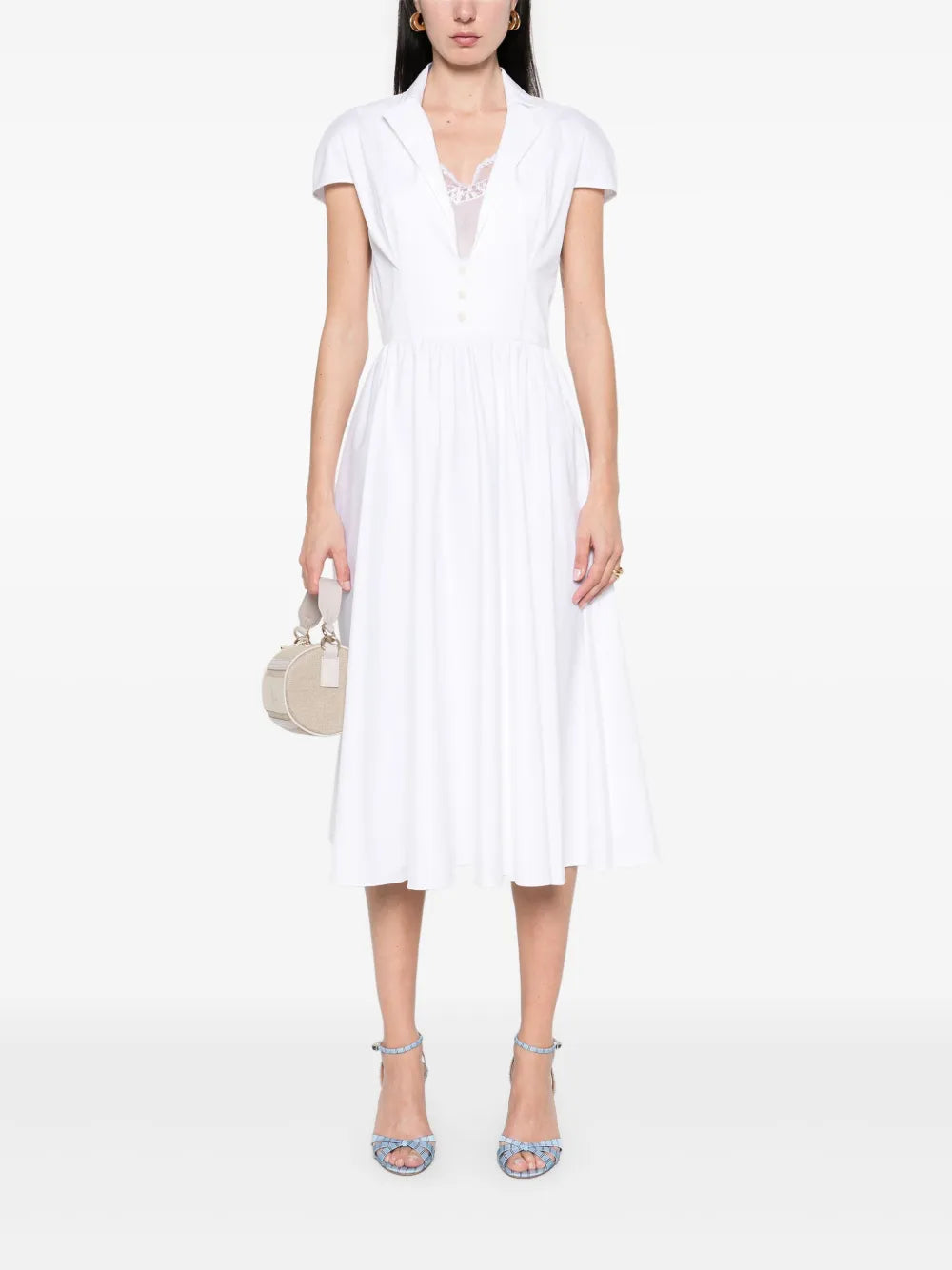 Poplin Midi Dress