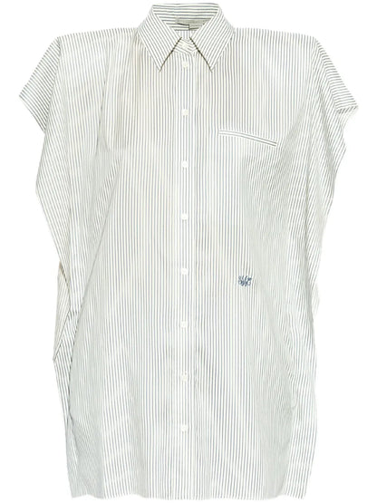 Silk Shirt Mini Dress
