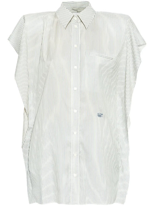 Silk Shirt Mini Dress