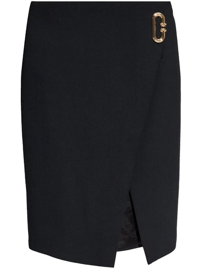 Logo-Plaque Skirt