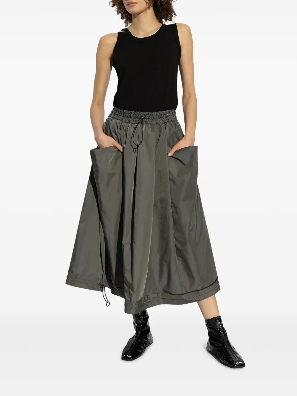 A-Line Midi Skirt